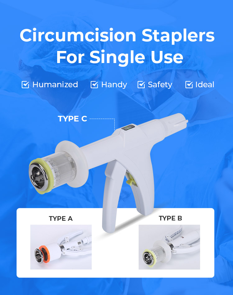 Circumcision Staplers  For Single Use