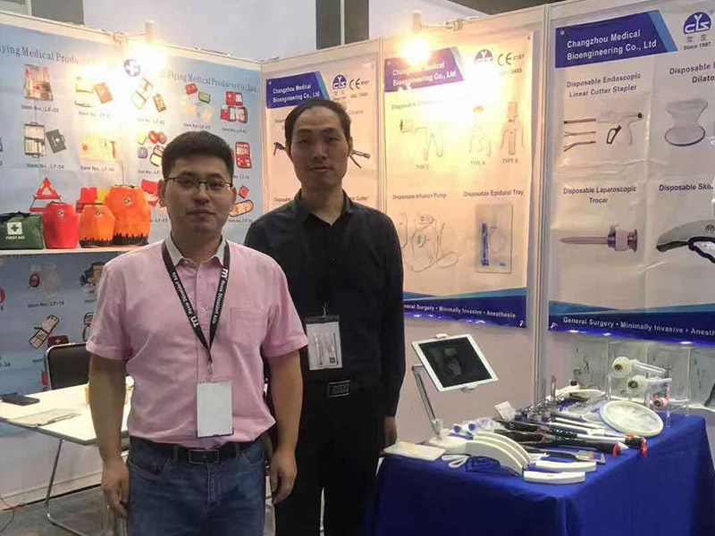Year 2018, introduce our products in MEDICAL FAIR ASIA of Singapore